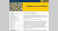Desktop Screenshot of navigace.sons.cz