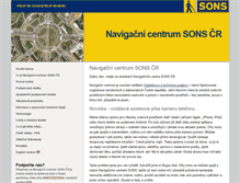 Tablet Screenshot of navigace.sons.cz